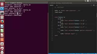 58 Shell Scripting Tutorial for Beginners 13   The case statement Example