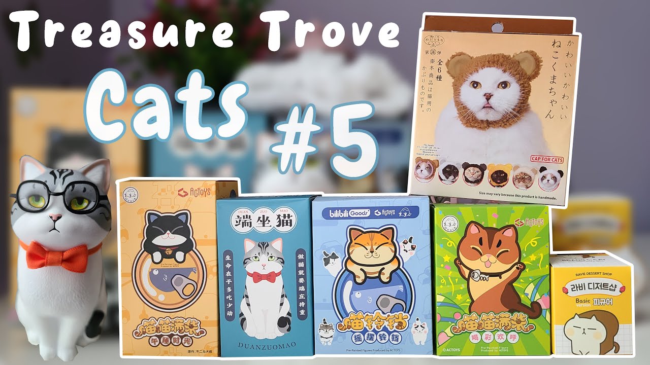 Treasure Trove #5 Cat Blind Box Unboxing (ACToys & More)