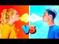 Hype Fire vs Ice Challenge - Testing Hot vs Cold Challenge - Part 2 from FUN2U