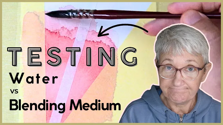 WATER vs BLENDING MEDIUM: Which is Better for Hard Edges?