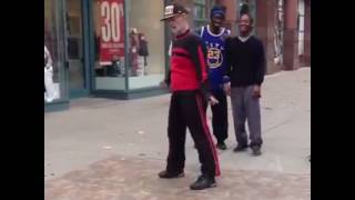 60 year old man takes break dance battle to a new level Resimi