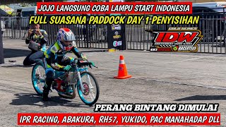 SEREM🔴 SUASANA PADDOCK IDW Seri 1 2024, FULL TIM PAPAN ATAS INDONESIA,Jojo AOR77 Langsung Coba Lampu