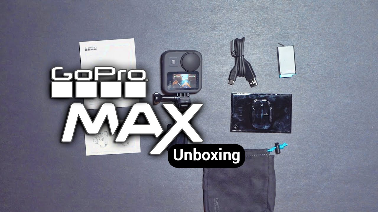 gopro max 360 unboxing