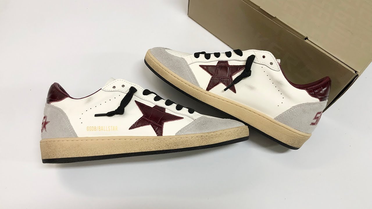 Golden Goose  Ball Star croc embossed star distresses sneakers Review
