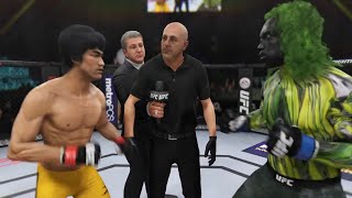 Bruce Lee vs. Man Pubg (EA sports UFC 3)