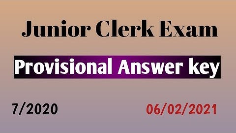 CSEB- Junior Clerk Exam Provisional Answer key.Ep:128