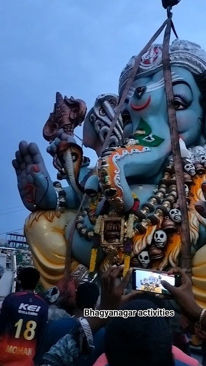 Biggest Shivaya Ganesh Aagman 2025 |GSK Arts |#shorts #dhoolpet #ganesha