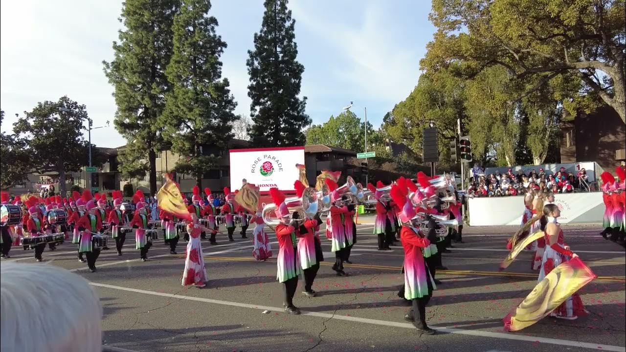 Rosemount High School Marching Band during the 2023 Rose Parade YouTube
