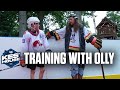 Olly Postanin Arrives To Teach The Kesler's Some Hockey Lessons | Kes' House