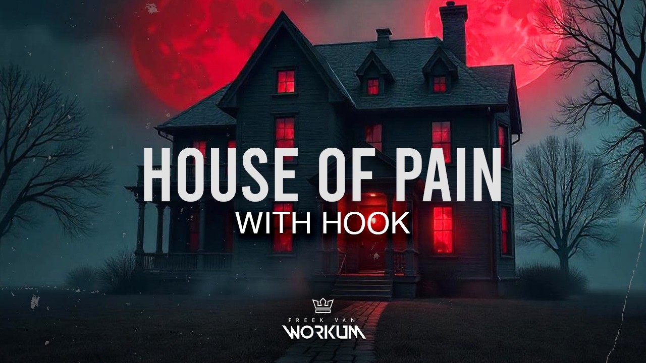 "House Of Pain" (with hook) | Rap Instrumental With Hook | Dark Freestyle Beat