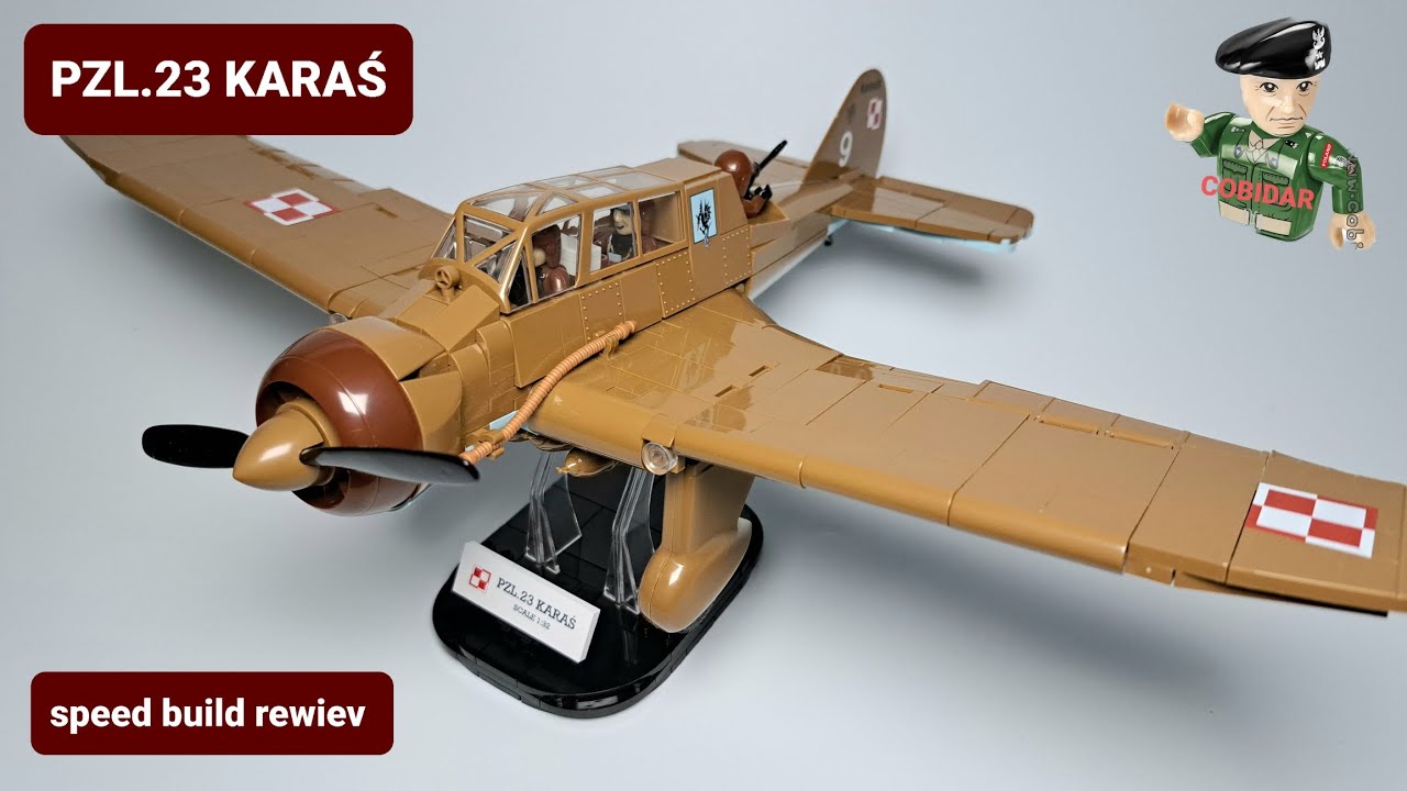PZL.23 KARAŚ- COBI-5751 (speed build rewiev) 