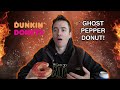 TRYING THE SPICY GHOST PEPPER DONUT FROM DUNKIN