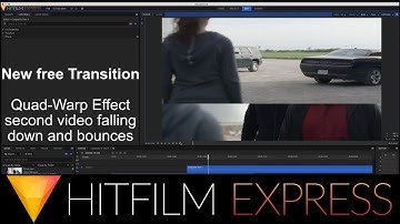 Hitfilm Express 2017 Tutorial Fall down Transition - with project files