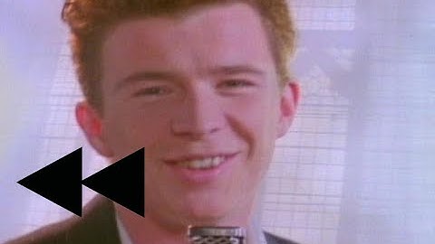 Never Gonna Give You Up but it gradually slows down