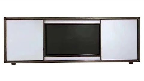 Horizontal Slider Sliding Whiteboard Cabinet Frame Unit System Shutter Interactive Flat Panel