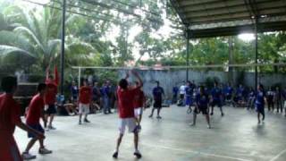 SJI - Intramurals 2009 - Volleyball - Seniors versus Juniors (Boys) - 2nd Set [Part 2]