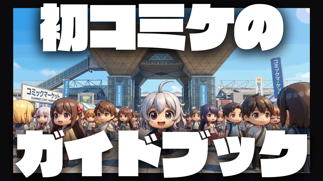 【DL同人】初コミケに受かったら見る動画。コミケにサークル参加するとき、どうすればいい？ [ お絵描き ]