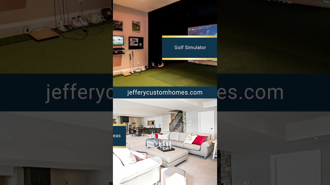 Custom Homes - Finished Basement Inspiration