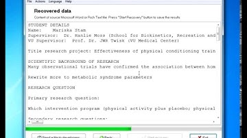 Recovery Toolbox for Word Manual