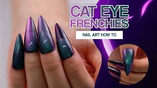 Cat Eye Frenchies 💅💜 | Not A Nail Tech