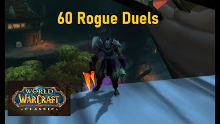 60 Rogue Phase 6 Duels in Durotar - WoW Classic PvP