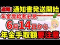 【年金手取額に注意】令和6年6月14日は年金支給日！年金通知書発送開始。今年は定額減税に注意！確認しないと大損。正しい年金の手取額を確認する方法【年金改定通知書・年金決定通知書・年金生活者支援給付金】