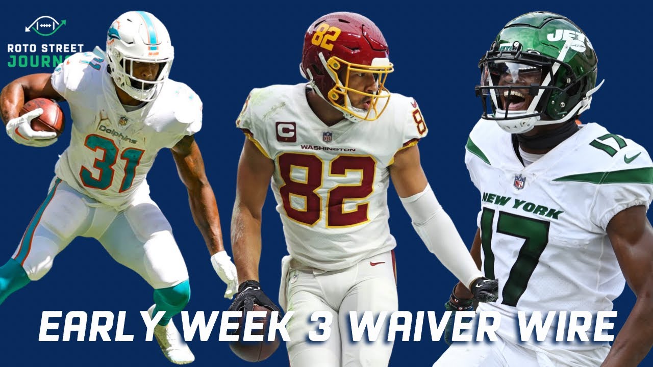 Early Fantasy Week 3 Waiver Wire Pickups: Add Garrett Wilson, Raheem Mostert, Jahan Dotson & MORE