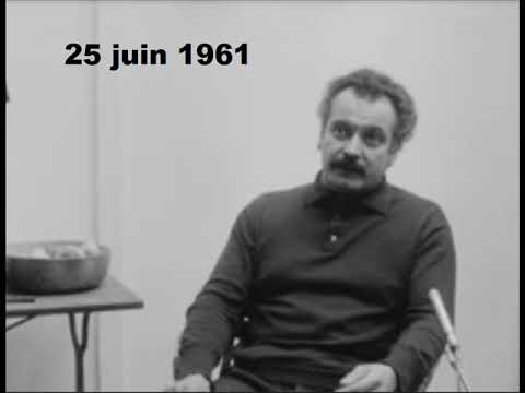 1961 Georges  Brassens belle interview