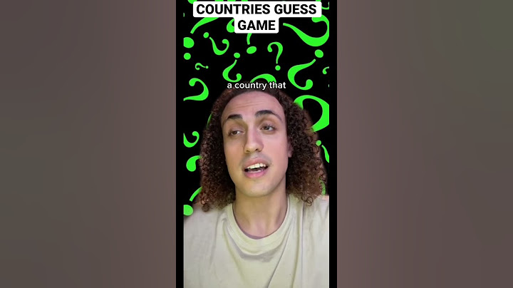Countries Guess Game