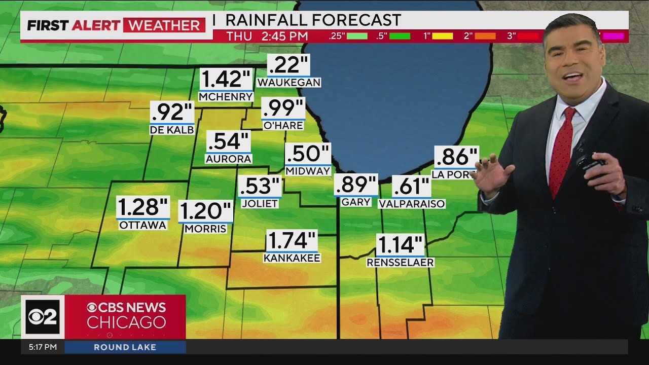 Chicago Weather Alert: Heavy rain on the way - YouTube