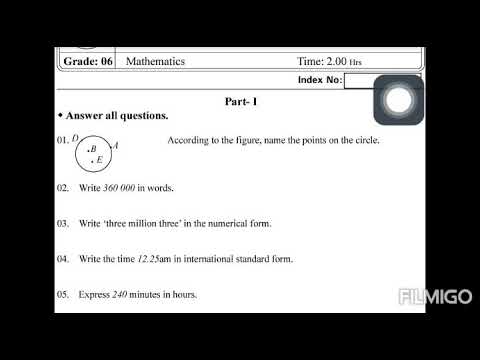 dp education grade 6 maths english medium lesson 7