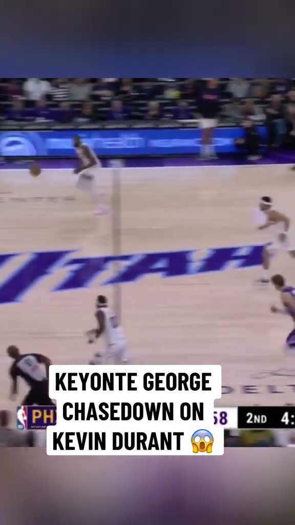 Keyonte George chasedown block on Kevin Durant ?