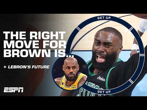 Where will Jaylen Brown end up?! Shams Charania weighs in 👀 | Get Up