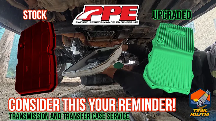 Service Reminder T-Case and Transmission Oil Change PPE Upgrade (READ DESCRIPTION FOR PROPER FLUID)