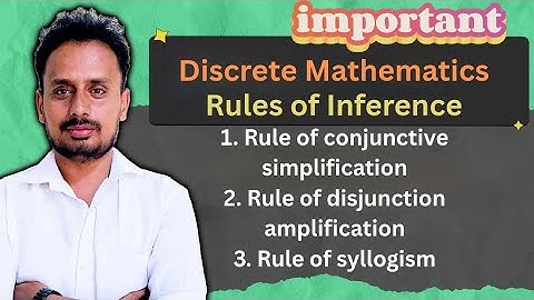 Modus Ponens, Tollens, Disjunctive Syllogism & Contradiction | Rules of Inference | VTU BCS405A