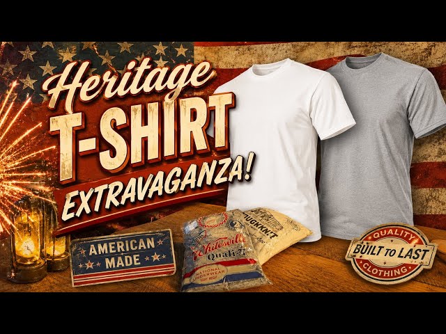 Heritage Inspired T-Shirt Extravaganza! Are they worth it? - YouTube