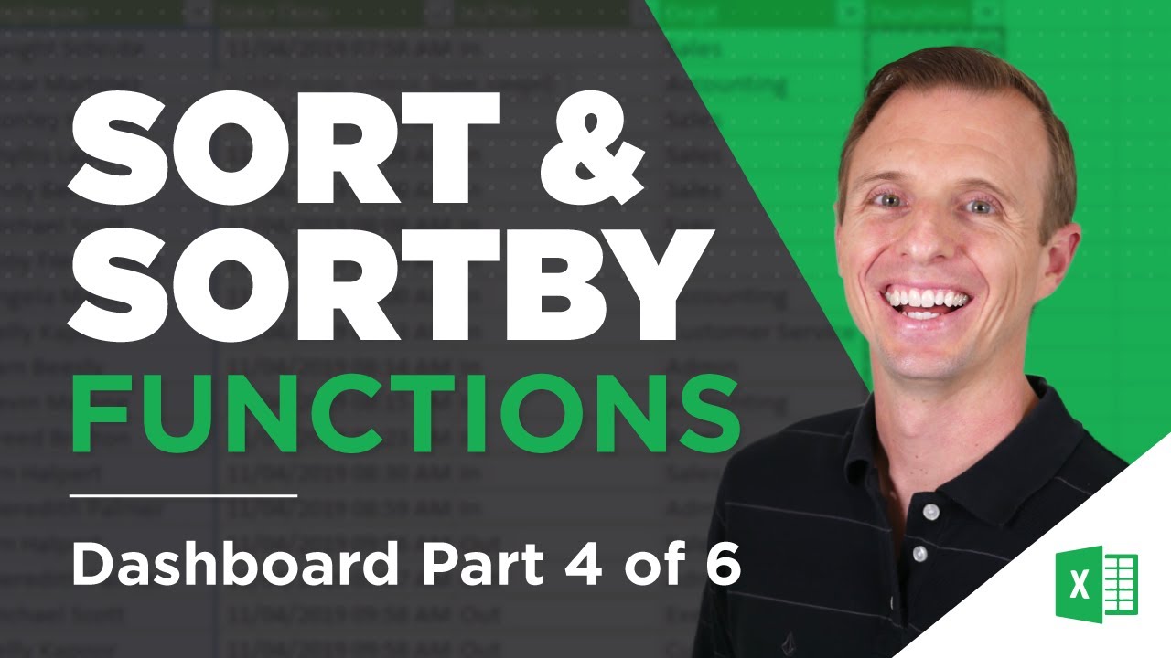 SORT & SORTBY Functions Dashboard Part 4 of 6 SORT & SORTBY Functions Dashboard Part 4 of 6