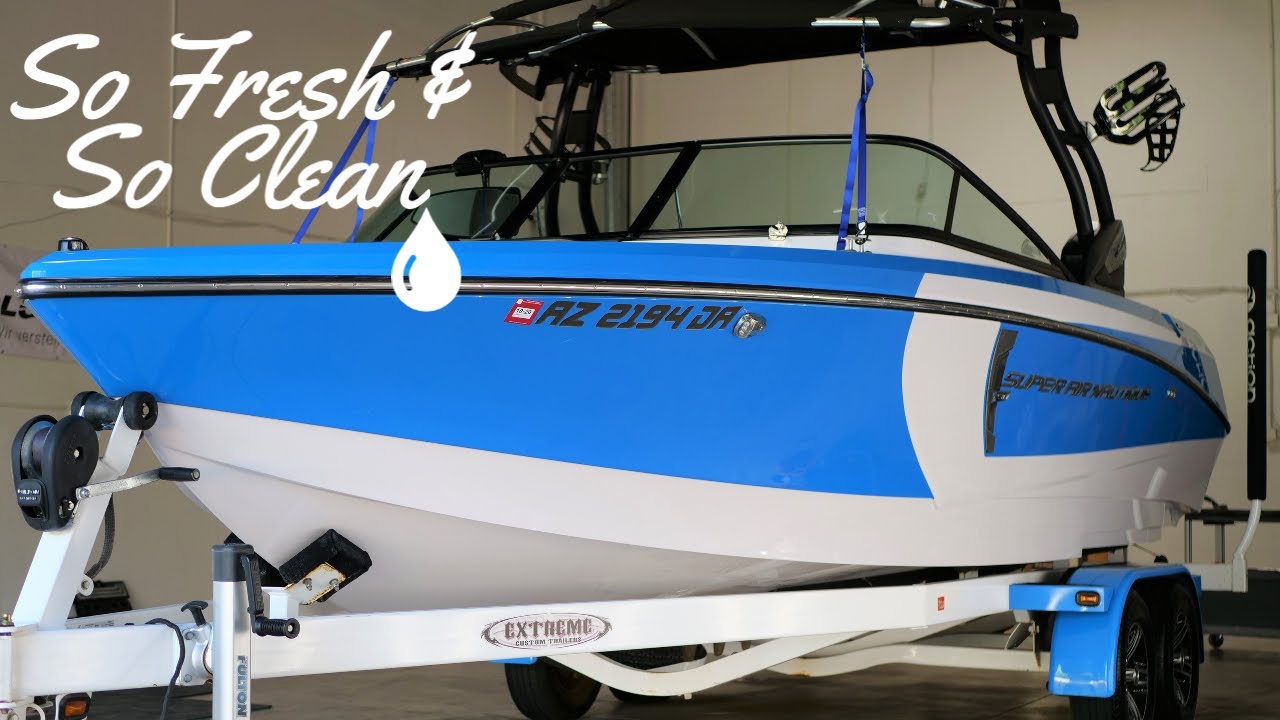 Best Way to Wash Your Boat (Gel coat Water Spot Removal) YouTube