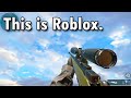 This game is actually Roblox, NOT Call of Duty