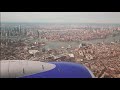 A scenic descend landing to New York City Laguardia Airport