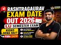 Rashtragaurav Exam Date Out 🔥 | Lucknow University 2026 | Aapko Dena Hai Ya Nahi?