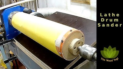 Lathe Drum Sander Jig - DIY Woodworking Project