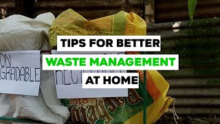 Best Practices of the Family in Solid Waste Management in their Households