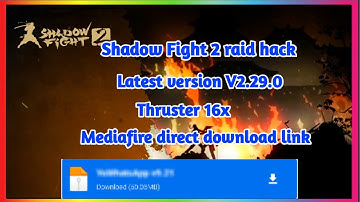 Shadow fight 2 latest version v2.29.0 raid hack tutorial