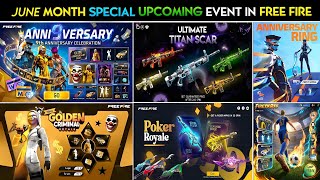 Upcoming Events in Free Fire🤯 l Free Fire New Event l Ff New Event l 9Th Anniversary Event Free Fire