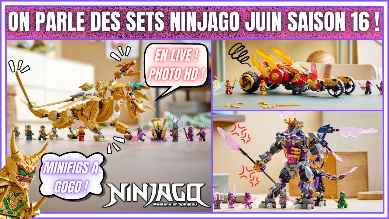 LEGO NINJAGO SAISON 16 CRISTALISED TRAILER OFFICIEL ON EN PARLE ! - YouTube