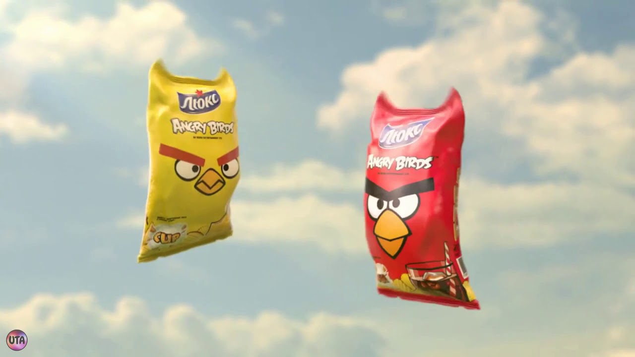 Реклама чипсы ЛЮКС Angry Birds