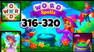 WORD SPELLS Puzzle for Adults level 316 317 318 319 320 screenshot 3