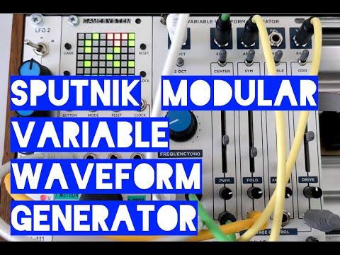 Petit test du Sputnik Modular Variable Waveform Generator