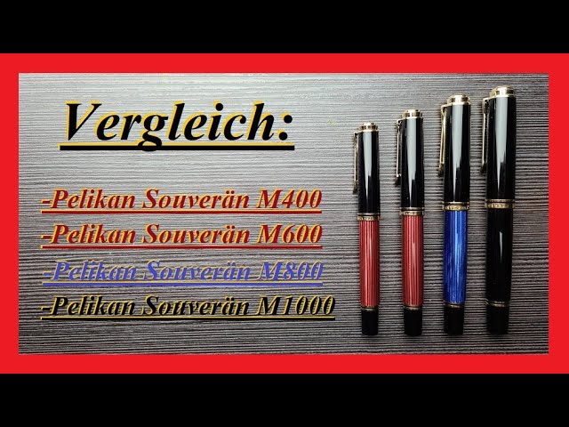 Stilografica Pelikan M400 M600 a confronto - fountain pen